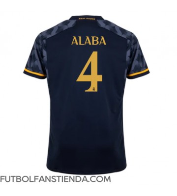 Real Madrid David Alaba #4 Segunda Equipación 2023-24 Manga Corta